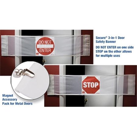 SECURE Secure DSB-3-in1 Door Safety Banner With Stop & Do Not Enter DSB-3-in1